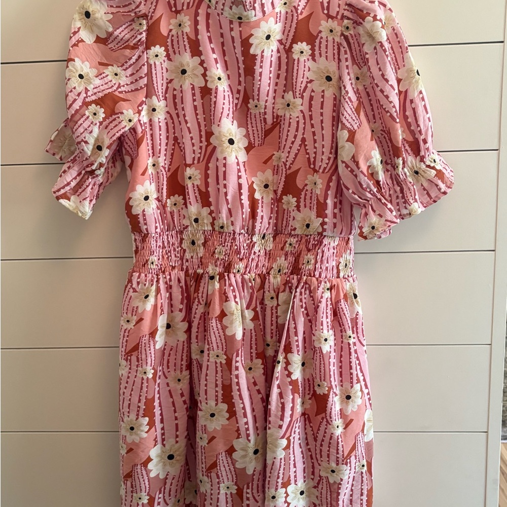 THML Pink Floral Mini Dress
